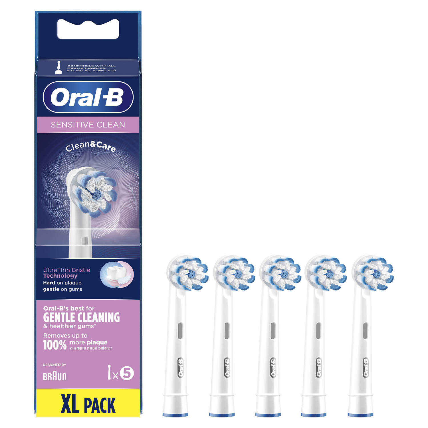Oral-B opzetborstels Sensitive Clean - 5 stuks