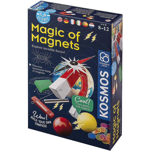 Kosmos experimenteerset Magic of Magnets staal 23-delig