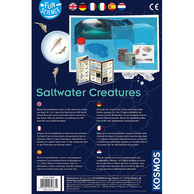 Kosmos experimenteerset Saltwater Creatures junior