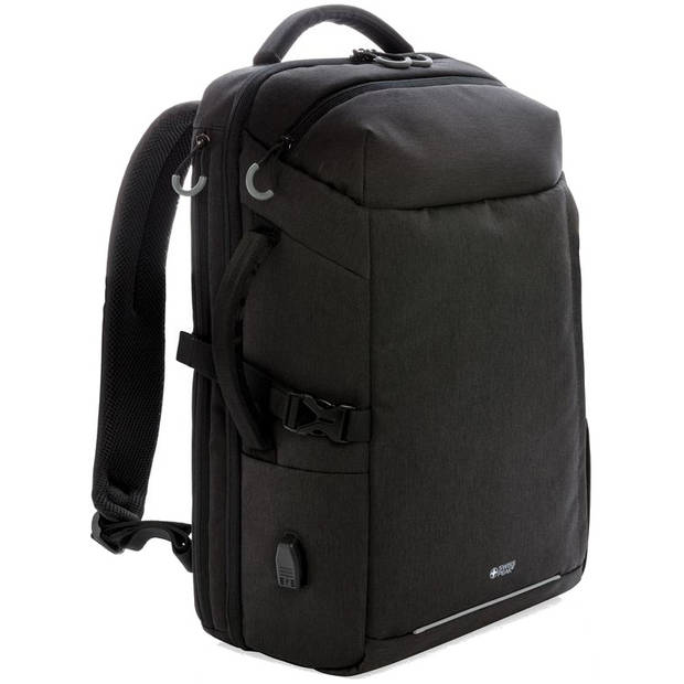 Swiss Peak backpack travel 20 liter polyester zwart