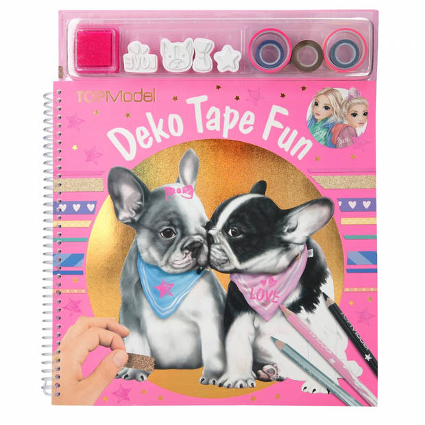 TOPModel kleurboek Deko Tape Fun meisjes 30 cm papier 12-delig