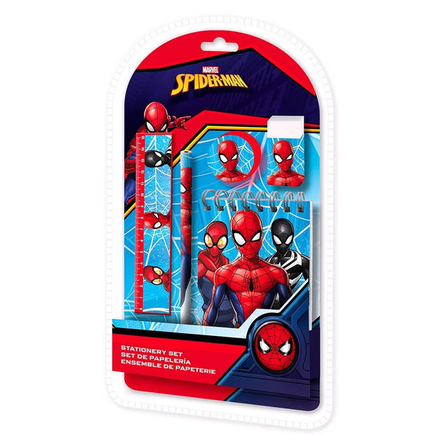 Marvel schrijfset Spiderman 13,8 x 25 cm 5-delig
