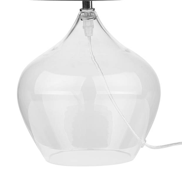 Beliani OSUM - Tafellamp-Transparant-Glas