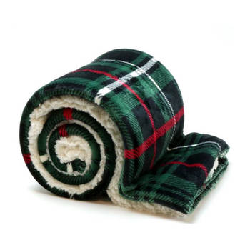 Unique Living Larsson fleece plaid