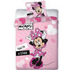 Disney Minnie Mouse Dekbedovertrek Star - Eenpersoons - 140 x 200 cm - Roze