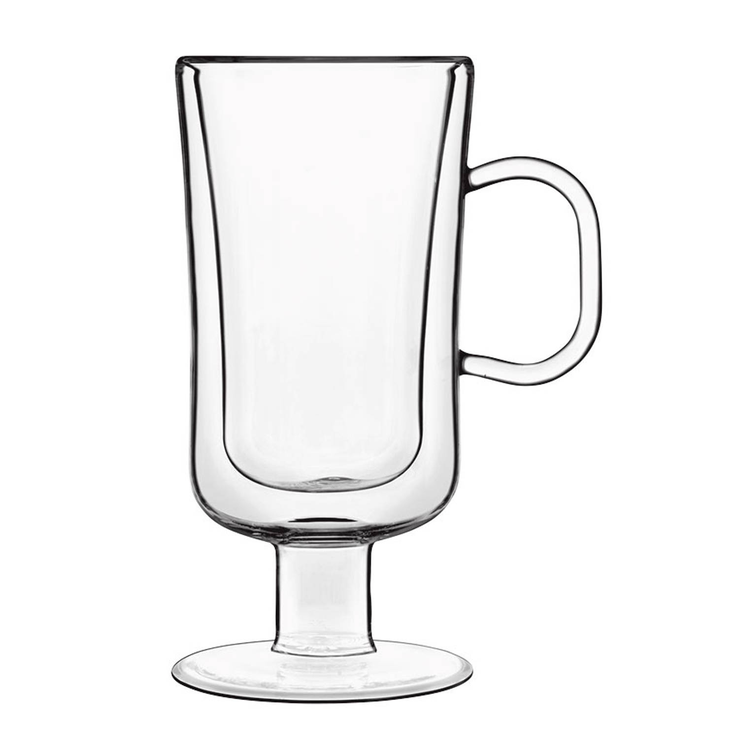 methaan Oneindigheid alarm Luigi Bormioli Koffieglazen Irish - Dubbelwandige Glazen - 250 ml - 2 stuks  | Blokker