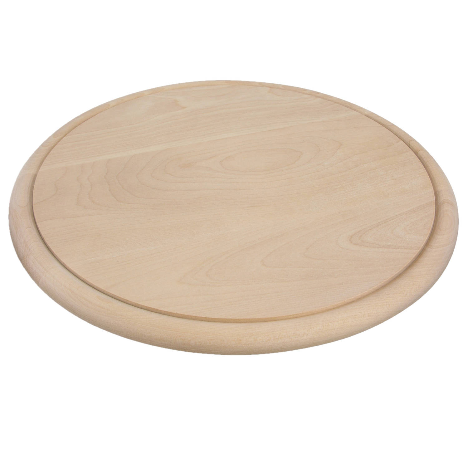 Ronde houten ham plankjes / broodplank / serveer plank 25 cm - Serveerplanken