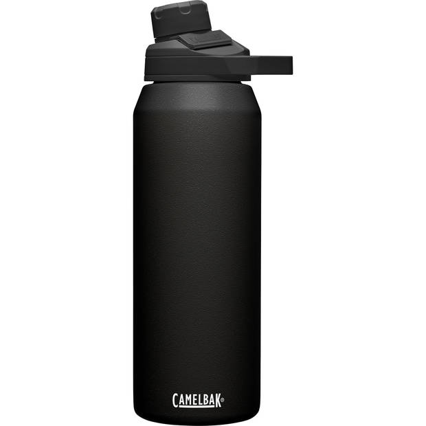 CamelBak drinkfles Chute Mag geïsoleerd 1 liter RVS zwart