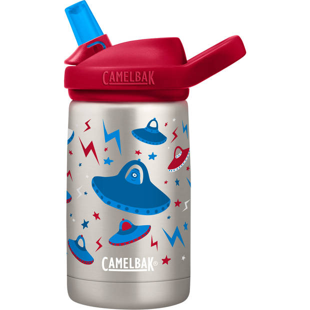 CamelBak drinkfles Eddy+ Kids geïsoleerd 350 ml tritan grijs/rood