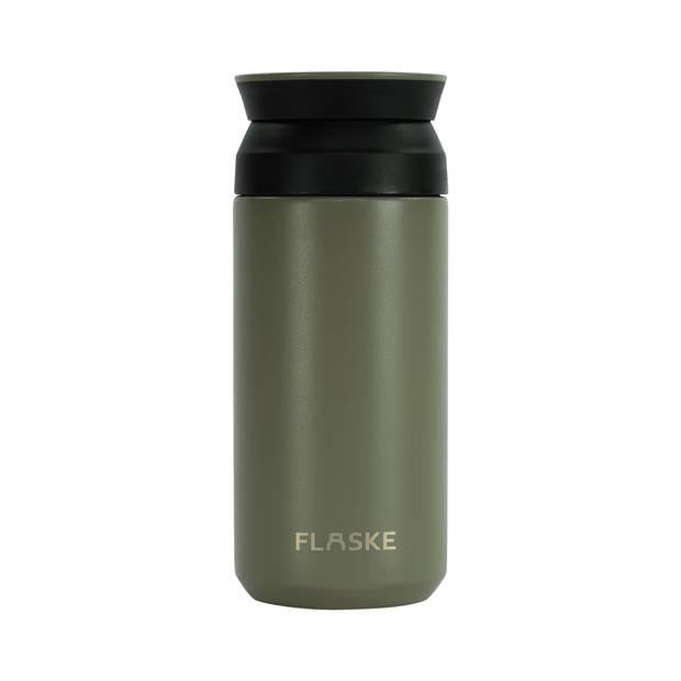 FLASKE - Coffee Mugs - 350ML/GROEN/Dubbelwandig roestvrij staal/57