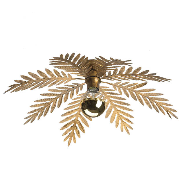 Ylumen Plafondlamp Palm 8 bladen Ø 65 cm goud bruin