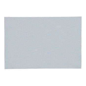 1x Tafel placemats/onderleggers pastel blauw 30 x 45 cm - Placemats