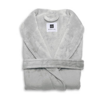 Zo Home Flanel Fleece Badjas Cara - pearl grey - L