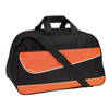 Sporttas/weekendtas - oranje/zwart - 55 x 32 x 28 cm - 50 liter - Sporttassen