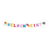 Welkom Sint feest versiering letterslingers 150 cm - Feestslingers