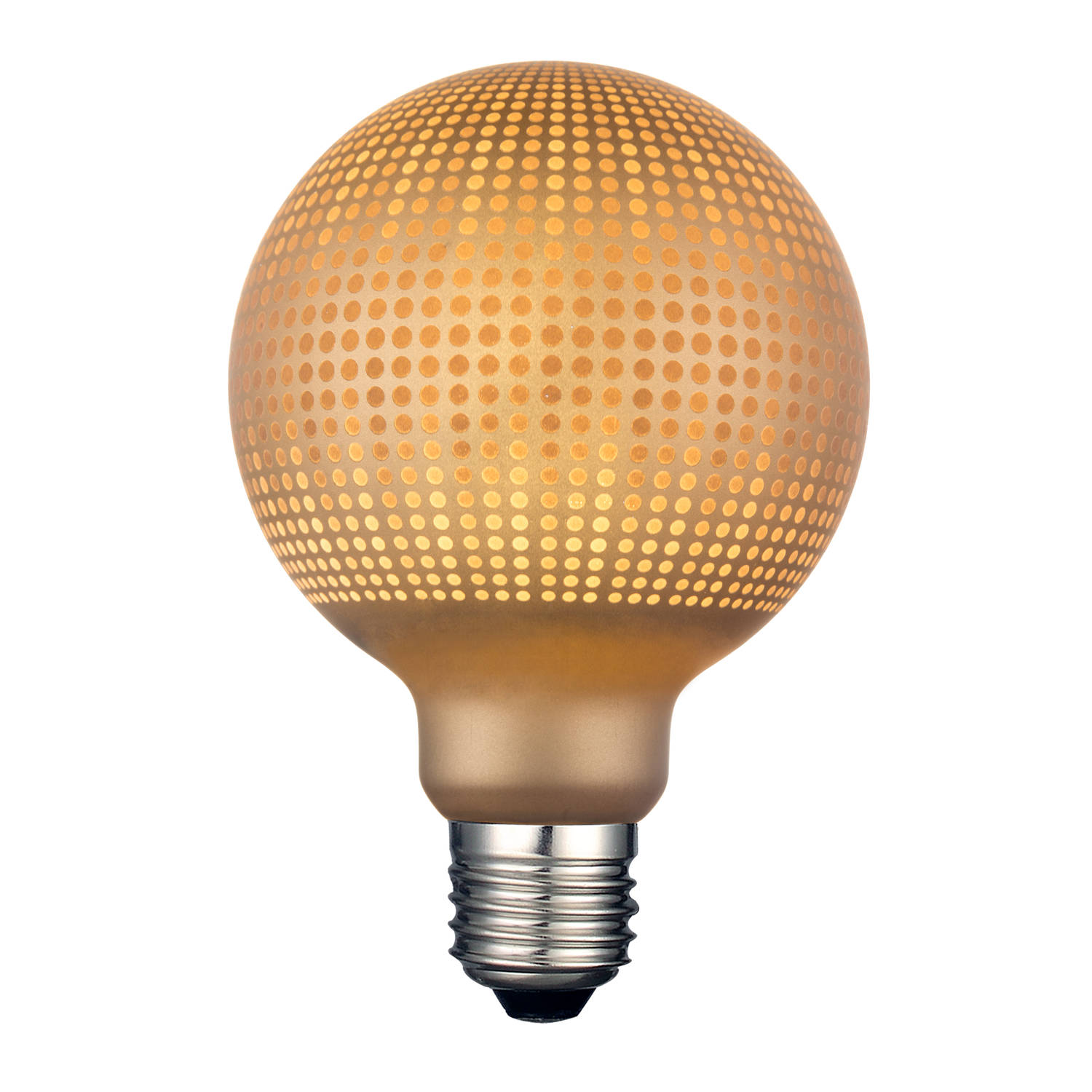 LED Globe 4 E27 Dots Goud Dimbaar | Blokker