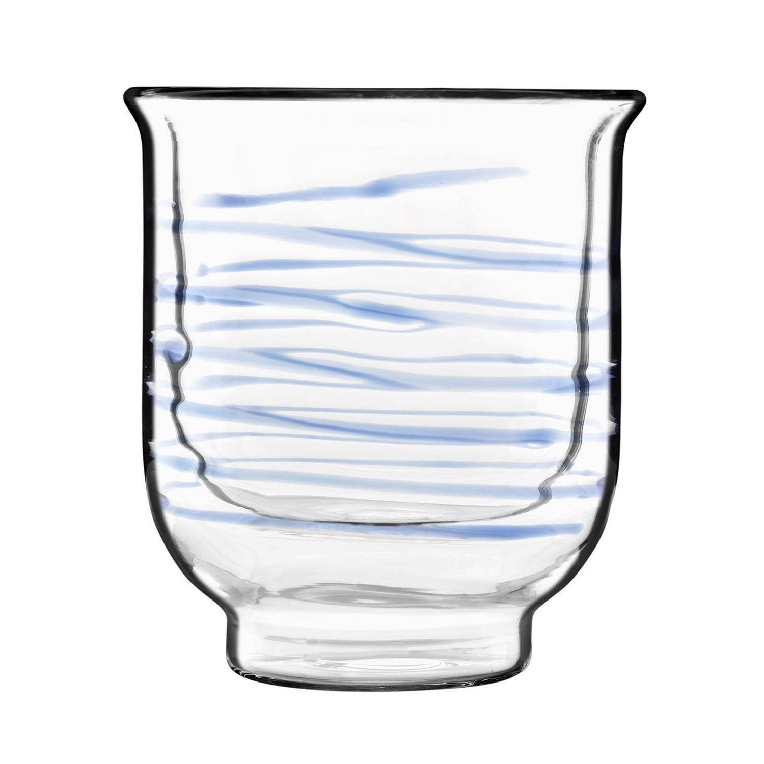 Bormioli Luigi Thermic glass drink 2 Beker Asagao thee blauw