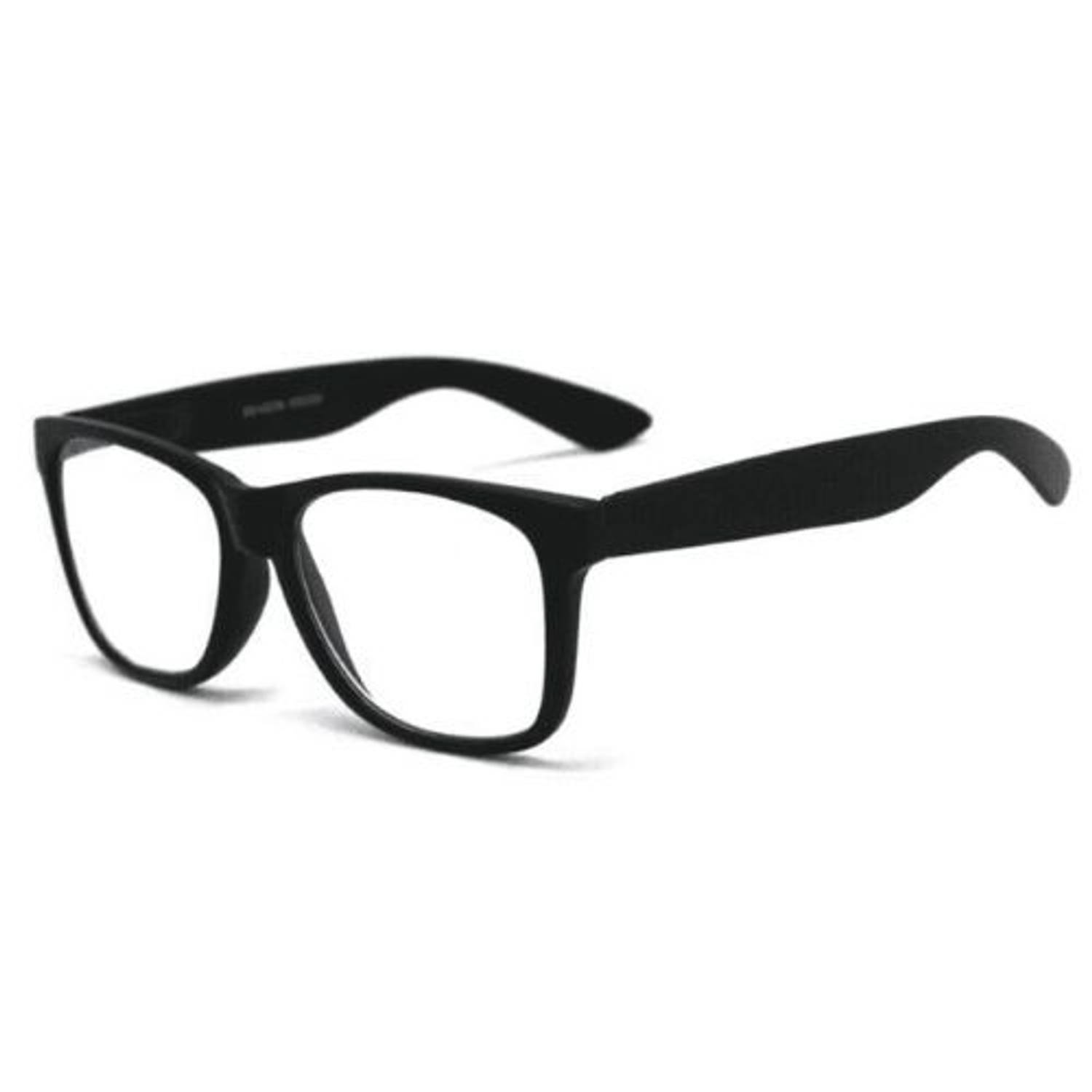 Orange85 Leesbril Zwart +3.00 - Heren - Dames - Leesbrillen - Met sterkte +3 - Trendy - Lees bril - Mat zwart