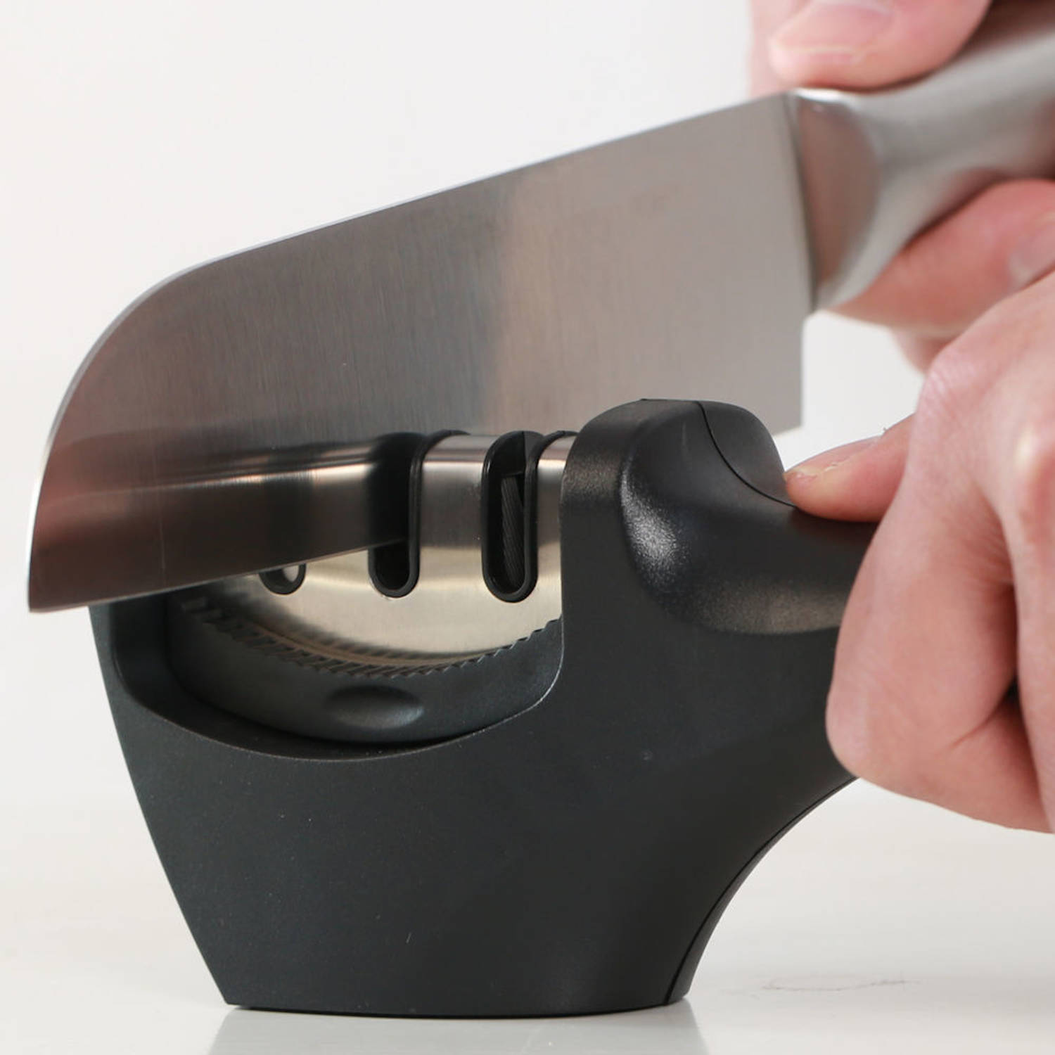 uitvinden Krachtcel Verraad Messenslijper voor klein mes en grote messen - Messen doortrekslijper |  Blokker