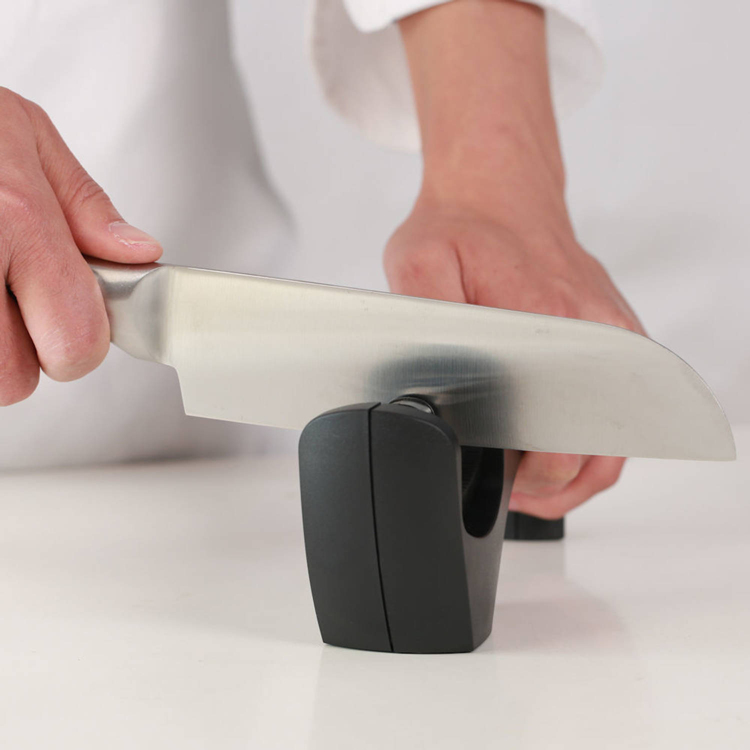 uitvinden Krachtcel Verraad Messenslijper voor klein mes en grote messen - Messen doortrekslijper |  Blokker