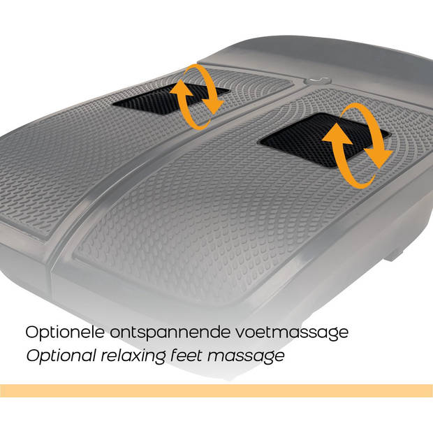 BioEnergiser Vibration Leg Trainer - Voet- en beenmassage apparaat - Bloedcirculatieapparaat - Zwart