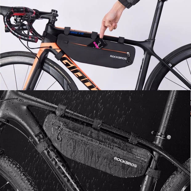 PRO Fiets frametas voor onder het fietsframe - Waterbestendige frame