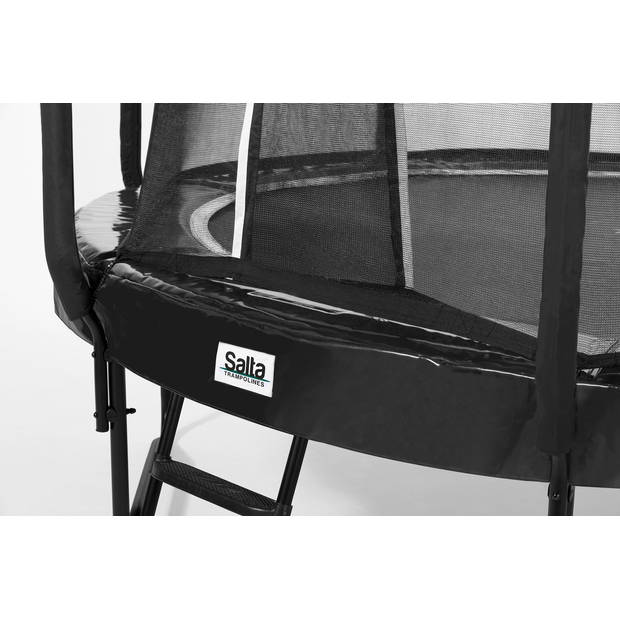 Salta Trampoline First Class met Veiligheidsnet en Ladder - 366 cm - Zwart