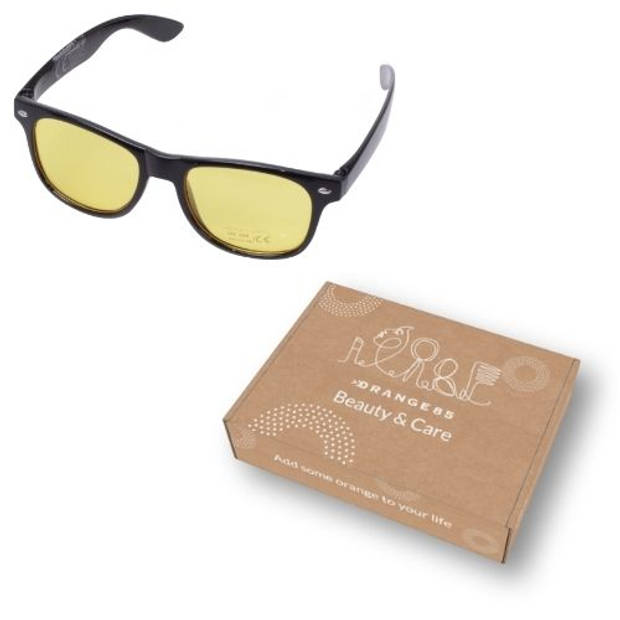 Orange85 Nachtbril - Autobril - Gele Glazen - Tegen nachtblindheid - Beter zicht