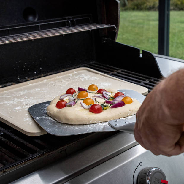 Boska Pizzasteen Deluxe Rechthoek - Voor oven & bbq - Knapperige pizza's