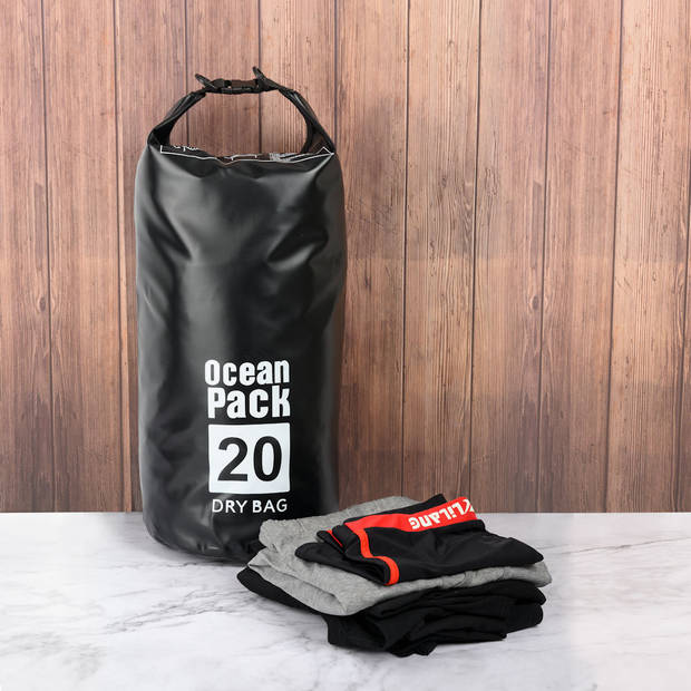 Waterdichte Tas Ocean Pack 20L - Waterproof Dry Bag Sack - Schoudertas