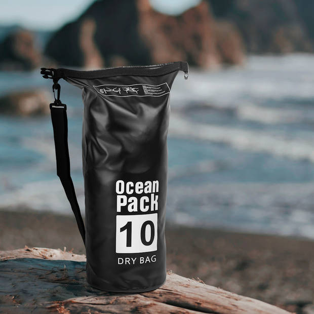 Waterdichte Tas Ocean Pack 10L - Waterproof Dry Bag Sack - Schoudertas