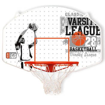 New Port Basketbal achterpaneel met ring glasvezel 16NY-WGO-Uni