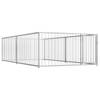 vidaXL Hondenkennel voor buiten 200x400x100 cm