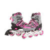 Toys Amsterdam inlineskates junior aluminium roze/grijs mt 35-38