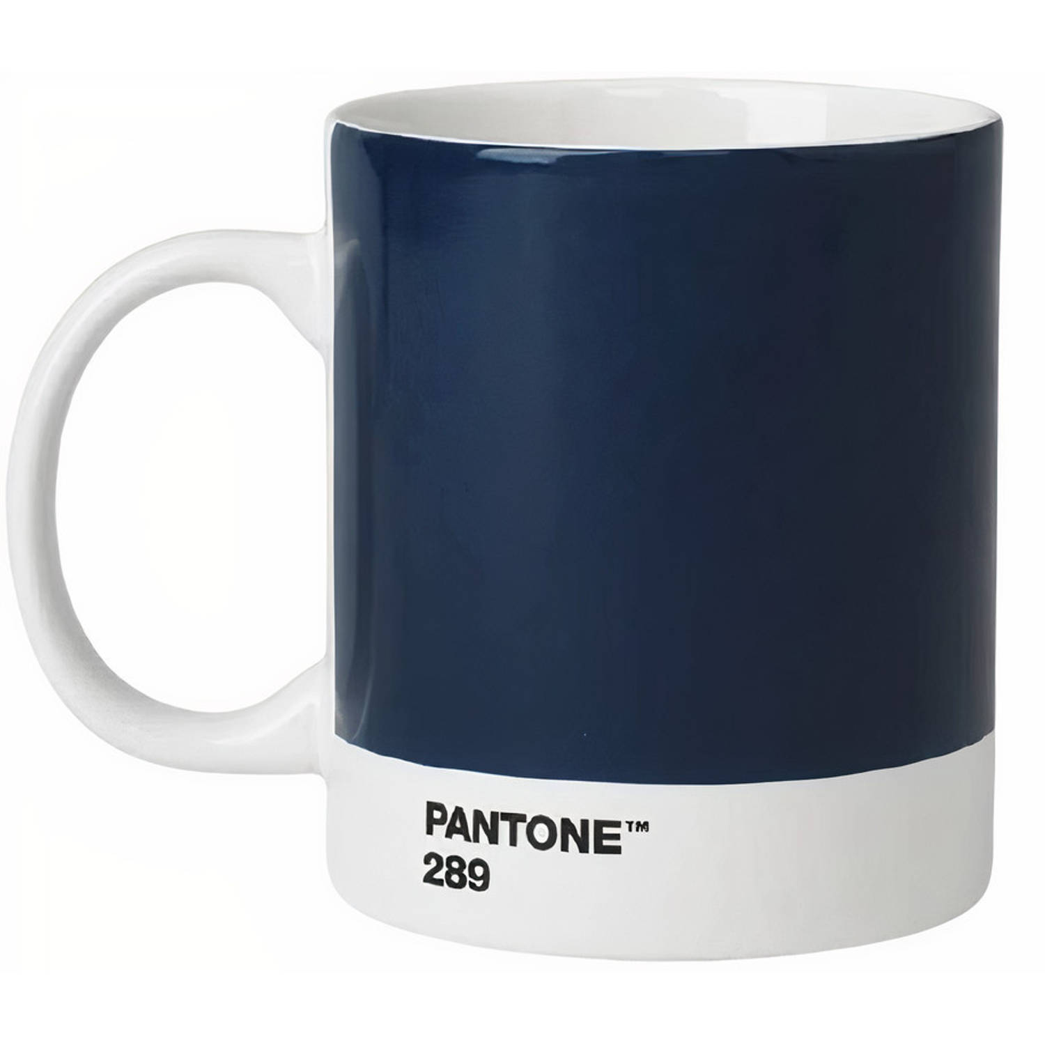 Pantone mok 375 ml porselein donkerblauw