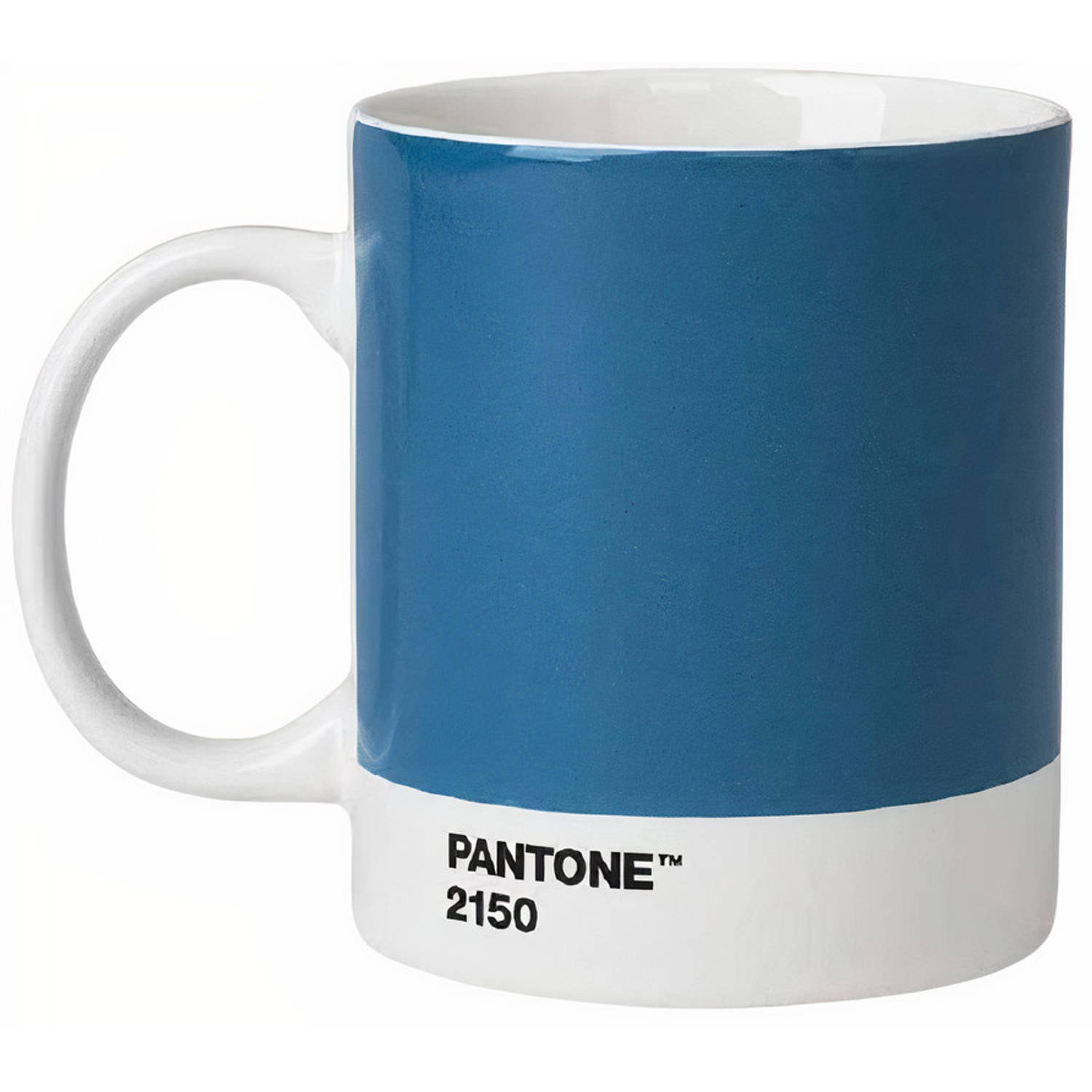 Pantone mok 375 ml porselein blauw