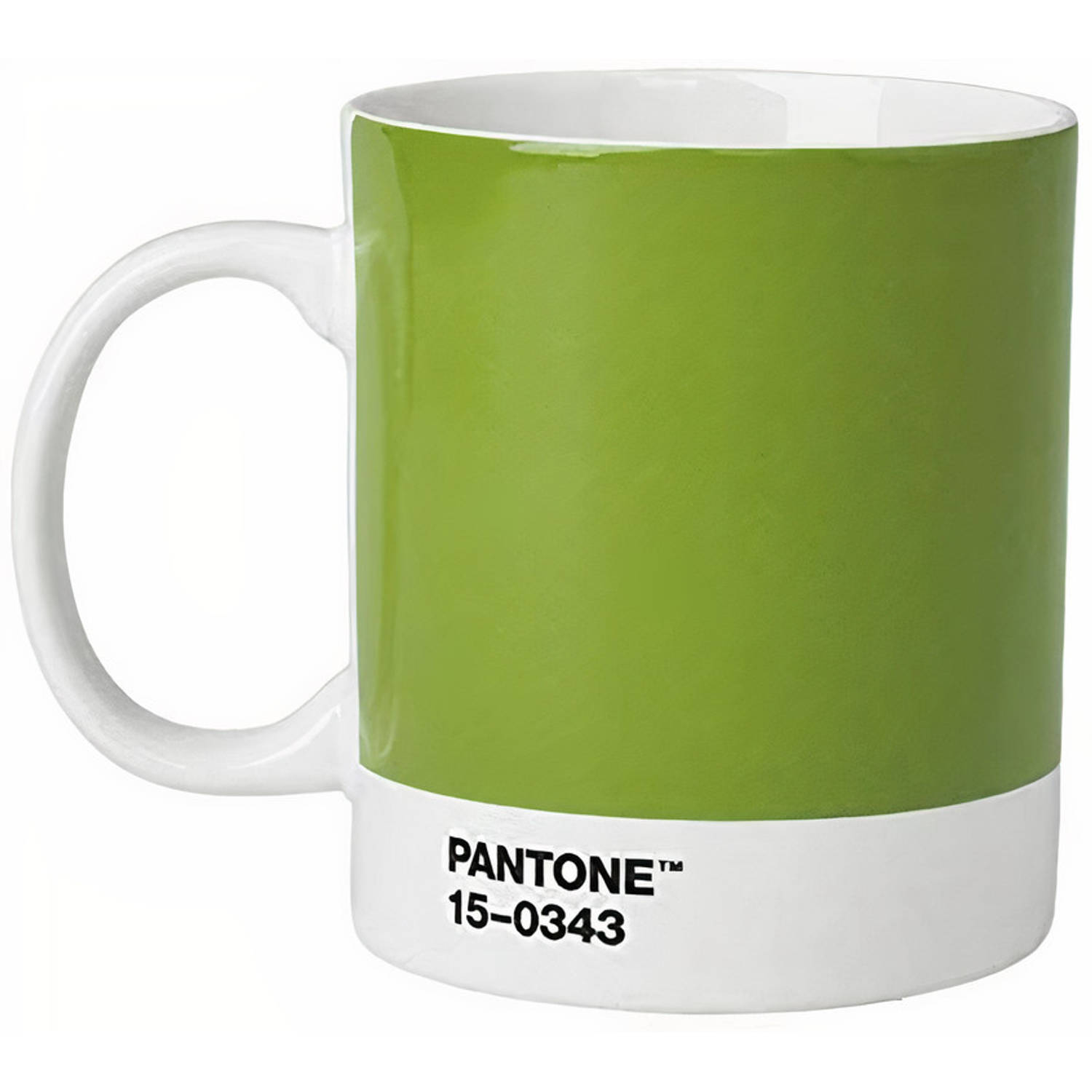 Pantone mok 375 ml porselein groen