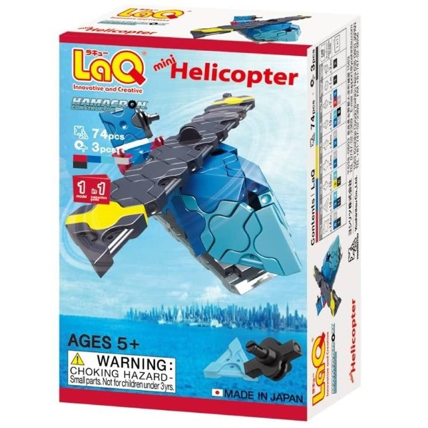 LaQ Hamacron Constructor Mini Helicopter