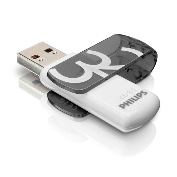Philips USB-sticks 2 st Vivid USB 3.0 32 GB wit en grijs
