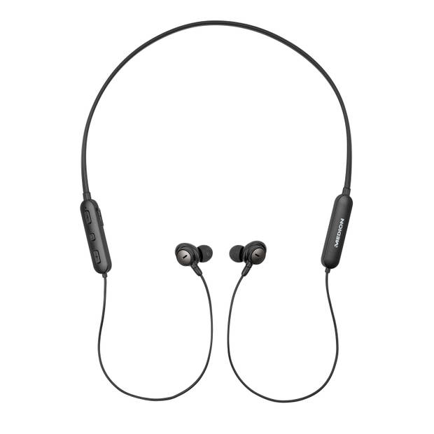 MEDION Bluetooth oordopjes LIFE S62025 Active Noise cancelling Draadloos Oplaadbaar 8 uur afspelen Meerdere