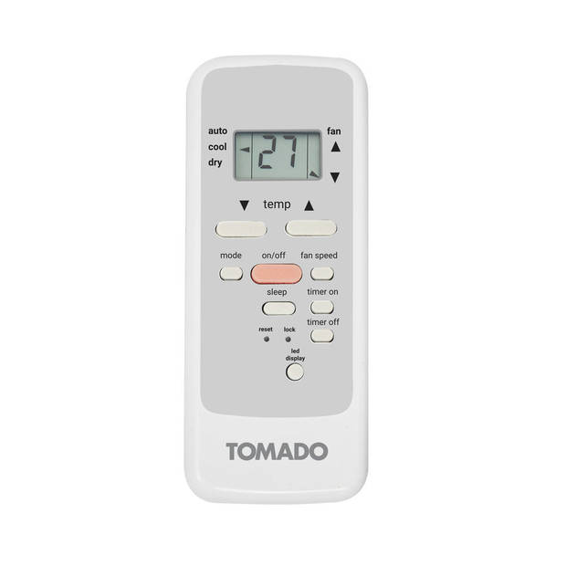 Tomado TMA9001W - Mobiele airco - 3-in-1 functie - timer - wit