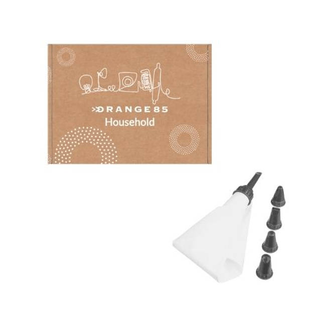 Orange85 Spuitzak - met Spuitmondjes - 5 stuks - Garneerspuit - Decoratie - Patisserie