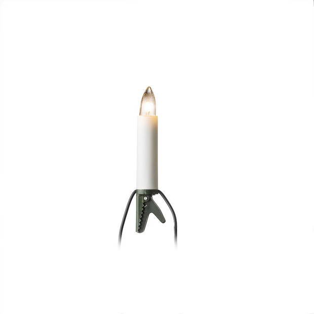 Konstsmide kerstboomverlichting kaarsen ABS wit 16 st