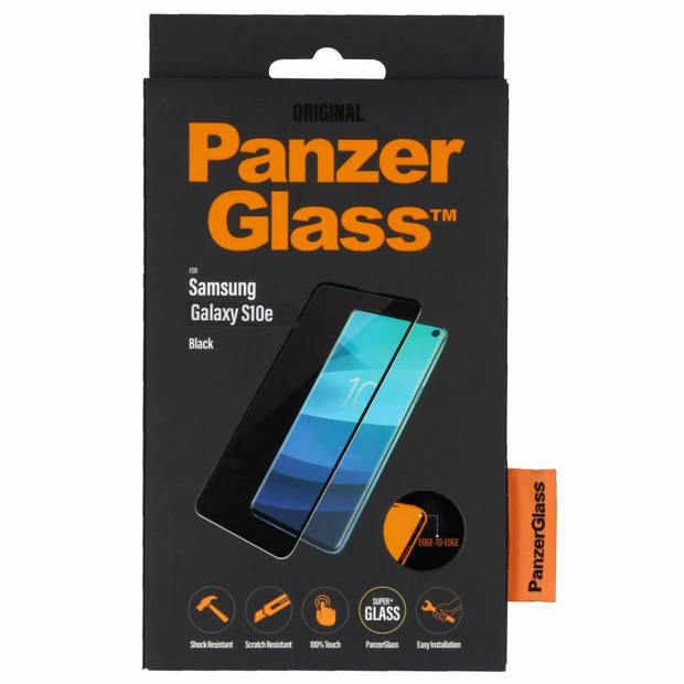 PanzerGlass Premium Screenprotector voor Samsung Galaxy S10e - Zwart