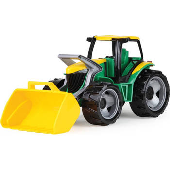 Lena tractor met voorlader jongens 62 x 22 cm groen/geel