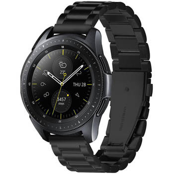 Spigen Modern Fit Steel Watch band voor de Samsung Galaxy Watch 42 mm - Zwart