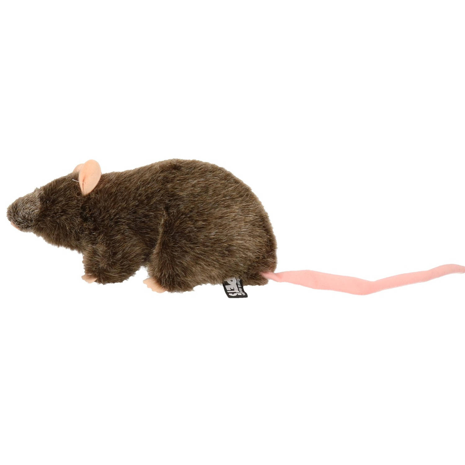 Pluche rat staand knuffel 22 cm speelgoed - Knuffel huisdieren |