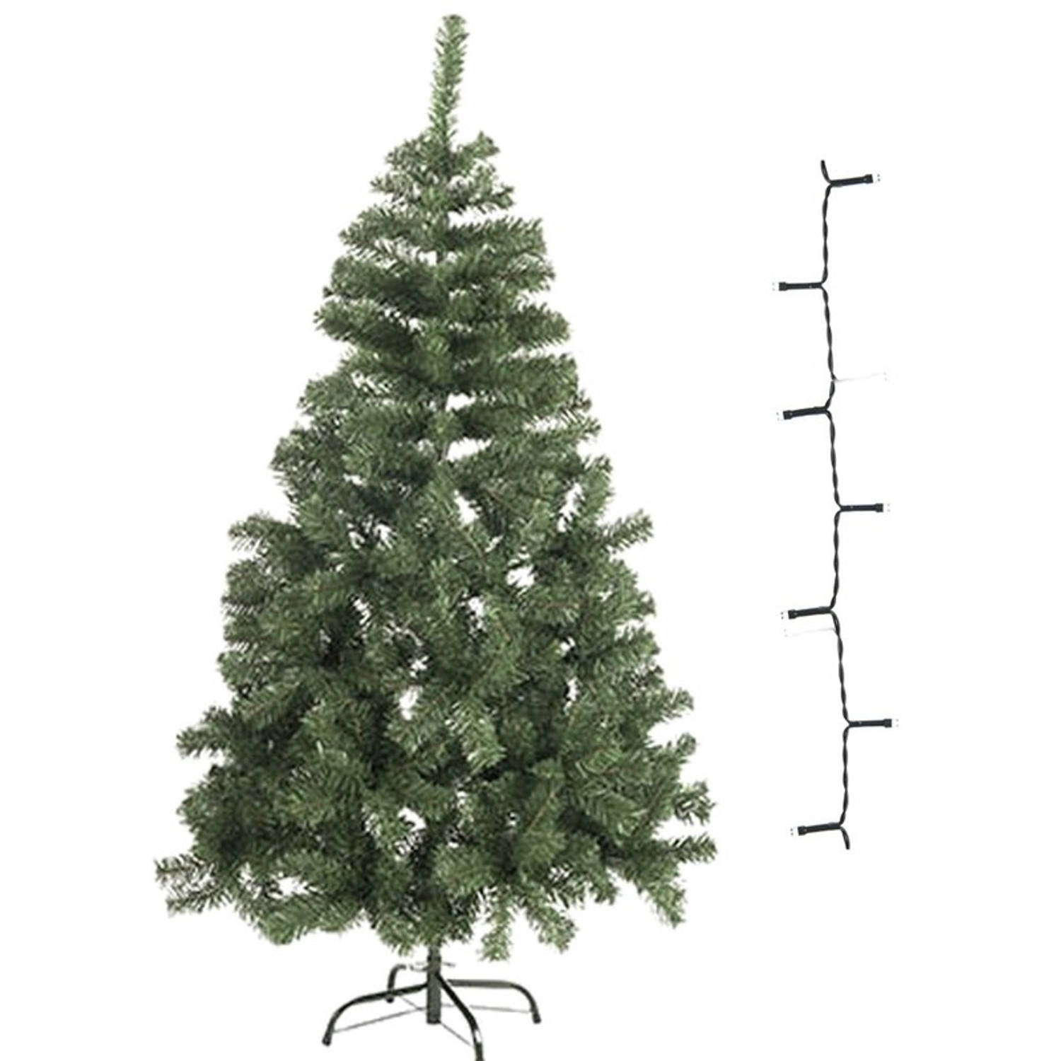 Baffle persoonlijkheid schouder Mini kunst kerstboom 60 cm met warm witte verlichting - Kunstkerstboom |  Blokker