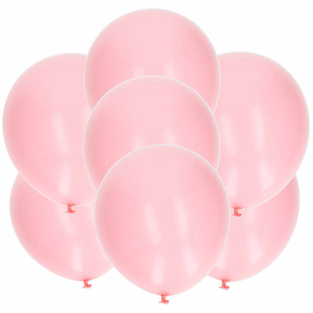 Lichtroze party ballonnen 30x stuks - Ballonnen