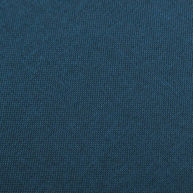 vidaXL Barkrukken 2 st stof blauw